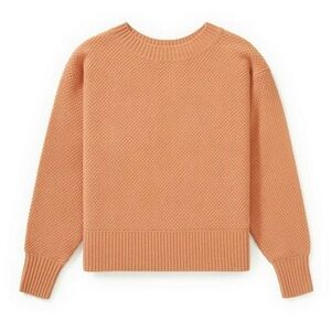 NWT EVERLANE Cashmere Stroopwafel Crew Neck - Toffee / Pumpkin Spice